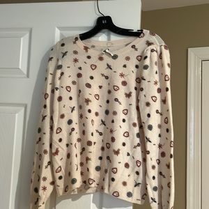 Josie says zero large wool sweater